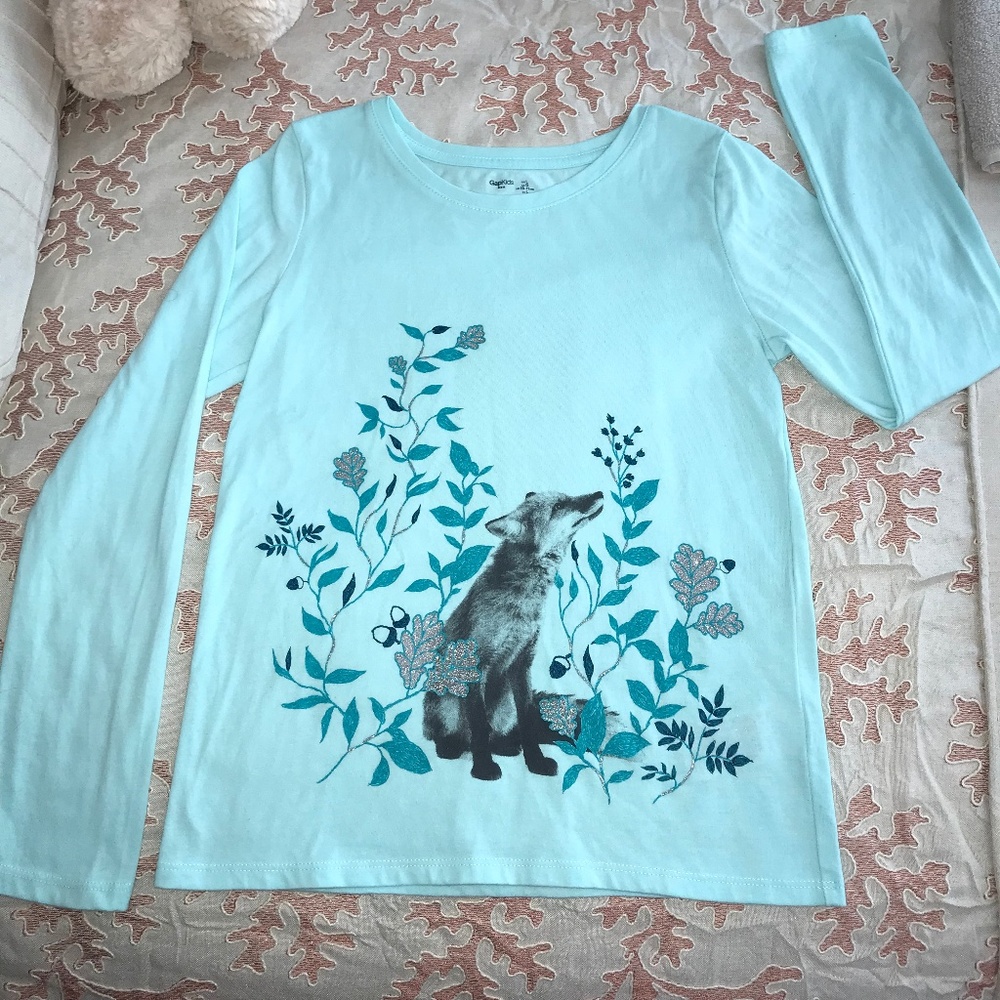 Long sleeve Gap Graphic T shirt Girls L